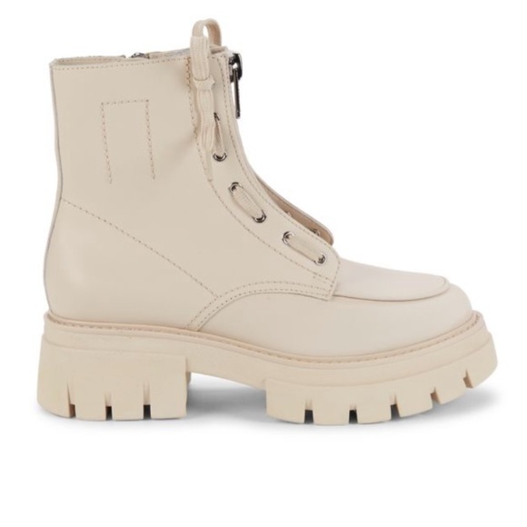 NEW! ASH Lynne Leather Booties moto combat boots - Picture 2 of 11